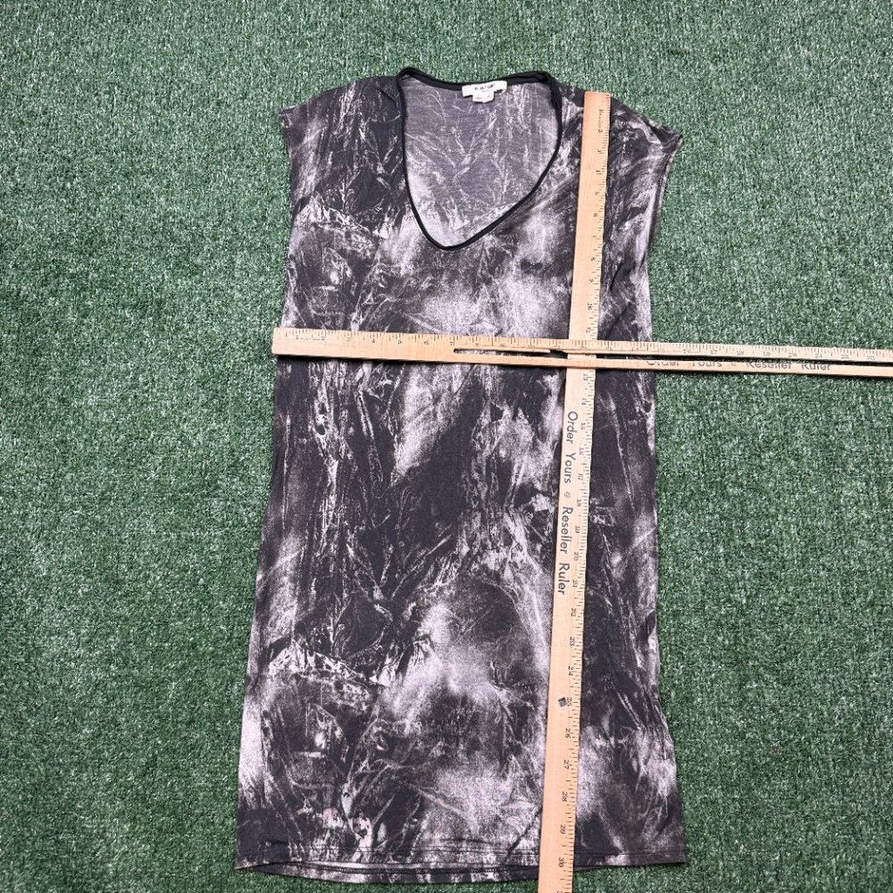 Helmut Lang Tunic Top Women's Size S Black Gray Sleeveless Made In USA Casual - Picture 4 of 9